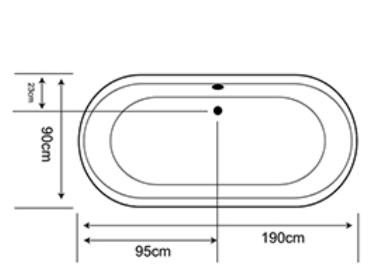 Freestand technical drawing 1